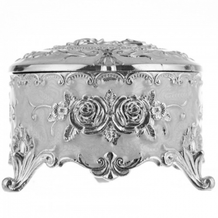 Cutie argintata pentru bijuterii argintata model 1 [2]