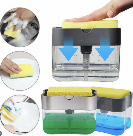 BUCATARIE - Dispenser detergent cu burete inclus Proff Smart