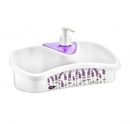 BAIE - Dispenser detergent vase cu suport burete