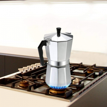 Espressor pentru aragaz, din aluminiu, capacitate 3 cesti, Grunberg GR493 [2]