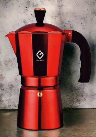 PROMOTII LIMITATE - Espressor pentru aragaz, din aluminiu , capacitate 9 cesti , Grunberg GR5185