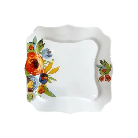 FARFURII LA BUCATA - Farfurie intinsa opal 26 cm, model Flowers