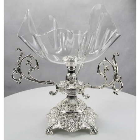 Fructiera argintata cu picior [2]