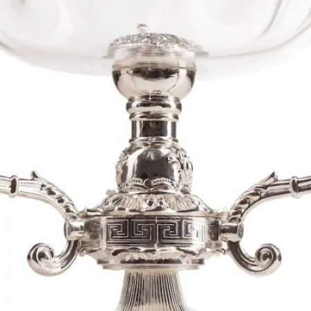 Fructiera argintata cu picior [1]