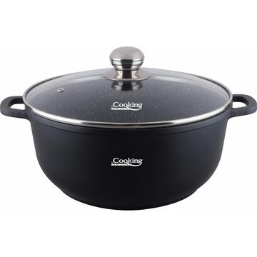 Cratita Dark Line 10 L cu invelis ceramic si capac, inductie [2]