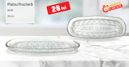 BUCATARIE - Platou oval model Vintage