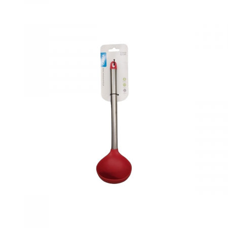 BUCATARIE - Polonic silicon cu maner metalic