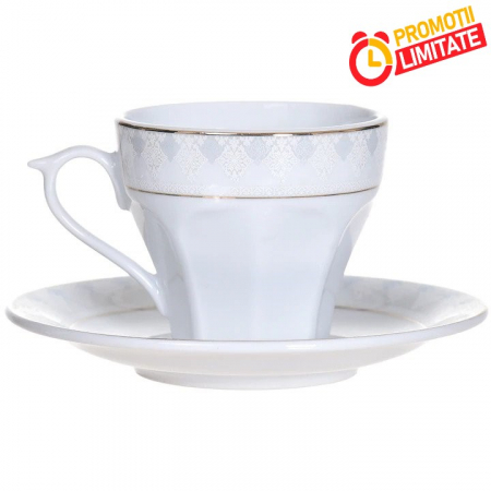 SETURI DIN PORTELAN - Set 12 piese cafea Portelan, 150 ml, Narbon