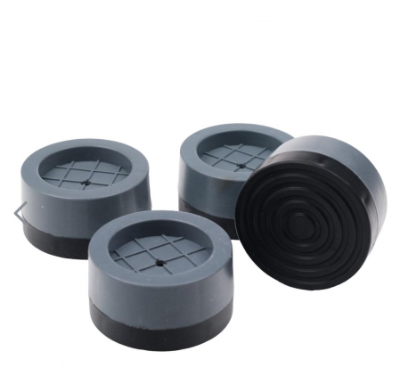 BUCATARIE - Set 4 suporturi amortizare - picioare antivibratii pentru masina de spalat rufe, cauciuc