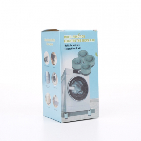 Set 4 suporturi amortizare - picioare antivibratii pentru masina de spalat rufe, cauciuc [2]