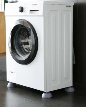 Set 4 suporturi amortizare - picioare antivibratii pentru masina de spalat rufe, cauciuc [3]