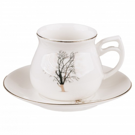 PROMOTII - Set 6 cescute 70 ml din ceramica Model Copac