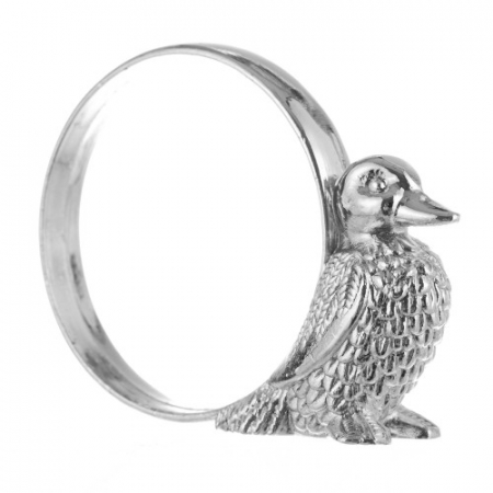 Set 6 inele argintate pentru servetele model Pasare [1]