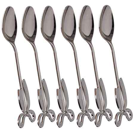 Set argintat 6 lingurite in suport Lebada 2 [2]