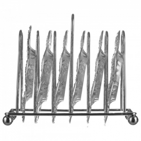 Set 6 suporturi argintate pentru pahare [2]