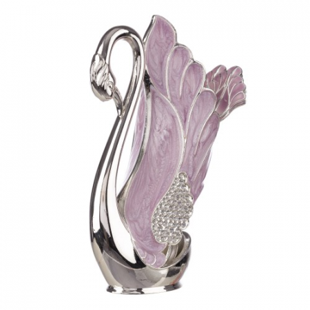 PRODUSE SPECIALE - Set argintat 6 lingurite in suport Lebada - Mov