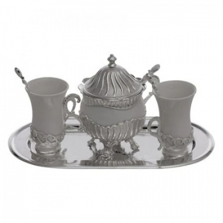 Set cafea argintat 2 persoane, model 2 [1]
