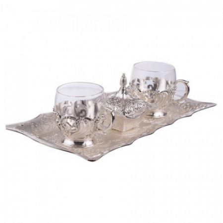 Set argintat ceai doua persoane [2]