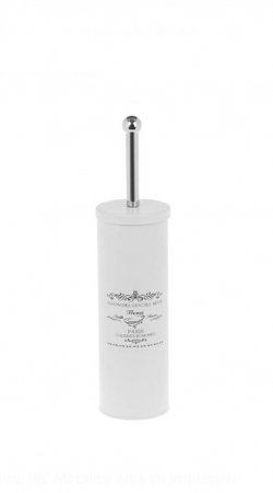 Set Cos Gunoi 5l si Perie WC alb [2]