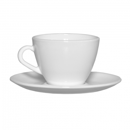 Seturi de cafea - Set de cafea Opal, 12 piese, 190 ml (6 cesti + 6 farfurii), model Alb Clasic