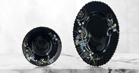 FARFURII LA BUCATA - Set Platou si Salatiera model Joy