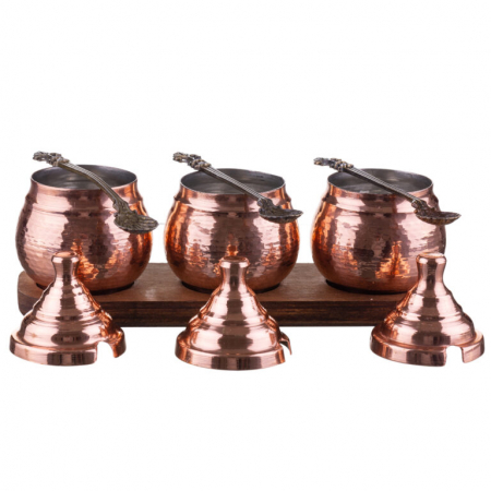 Set 3 recipiente cupru pentru bucatarie [2]