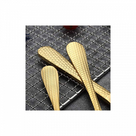 Set tacamuri din inox 24 piese, Grunberg (auriu) [6]