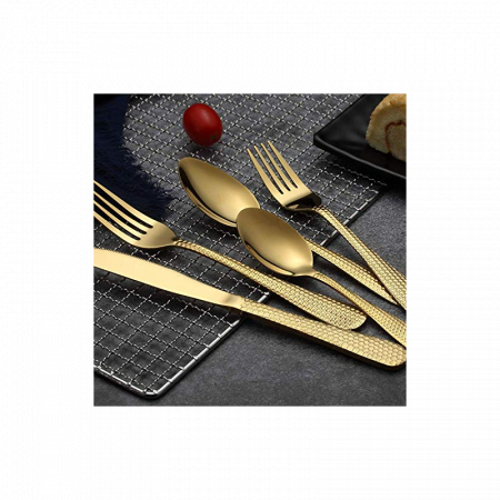 Set tacamuri din inox 24 piese, Grunberg (auriu) [2]