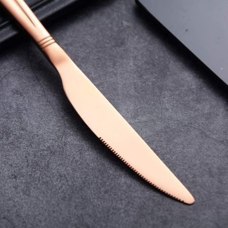 Set tacamuri din inox 24 piese, Grunberg (roz auriu) [4]