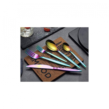 Set tacamuri din inox 30 piese, Grunberg (curcubeu) BL386C30 [3]