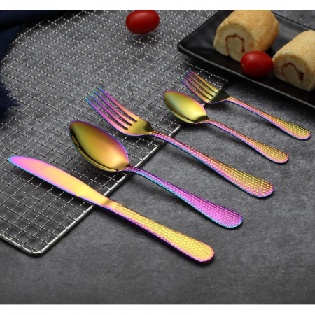 Set tacamuri din inox 30 piese, Grunberg (curcubeu) [1]