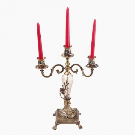 SETURI DIN STICLA - Sfesnic cu trei brate din sticla