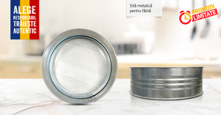 PRODUSE IN ROMANIA - Sita metalica faina/malai 24 cm