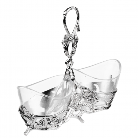 Sosiera argintata cu doua boluri [1]