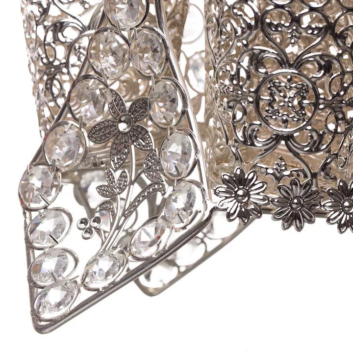 Suport argintat tacamuri 19,5x19,5x32cm [1]