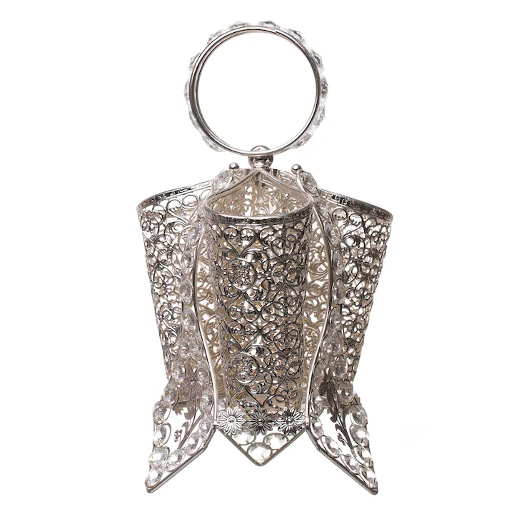 PRODUSE SPECIALE - Suport argintat tacamuri 19,5x19,5x32cm