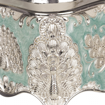 Suport servetele argintat - baby blue [2]