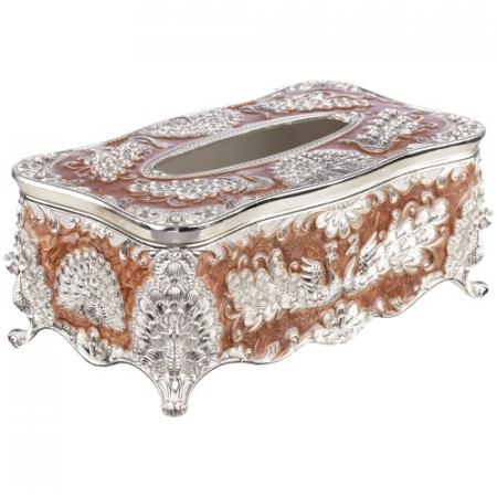 Suport Șervețele Argintat – Maro [1]