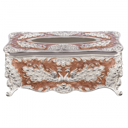 PRODUSE SPECIALE - Suport Șervețele Argintat – Maro