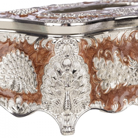 Suport Șervețele Argintat – Maro [2]