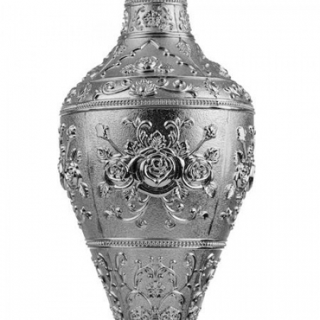 Vaza argintata cu model floral [3]