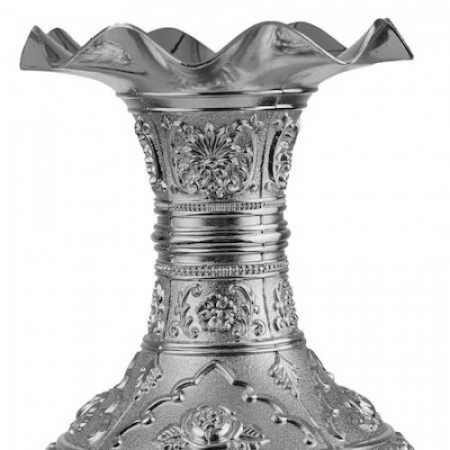 Vaza argintata cu model floral [2]