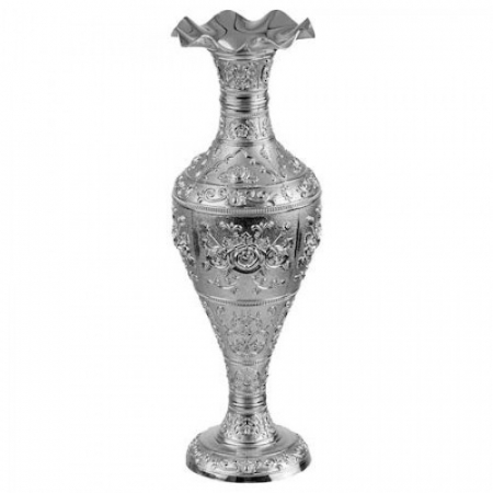 Vaza argintata cu model floral [1]