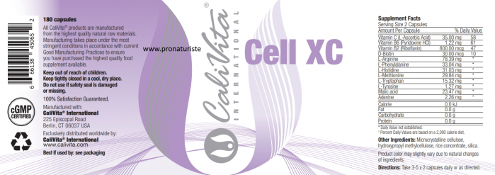 CELL XC CaliVita (180 capsule) pentru regenerarea celulară [3]