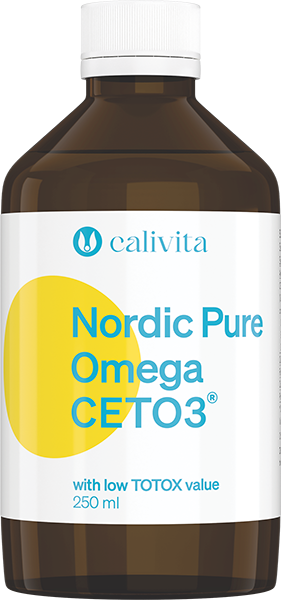 Nordic Pure Omega CETO3 CaliVita, Omega 3 si Omega 11 premium lichid - 250 ml