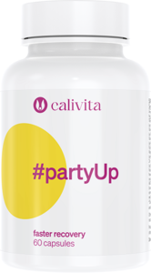 partyUp (60 capsule) supliment alimentar destinat reducerii mahmurelii si protectiei hepatice