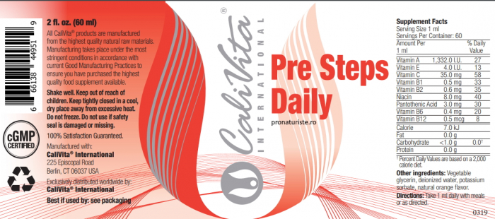 Pre Steps Daily (60 ml) Vitamine Lichide pentru bebelusi si sugari [2]