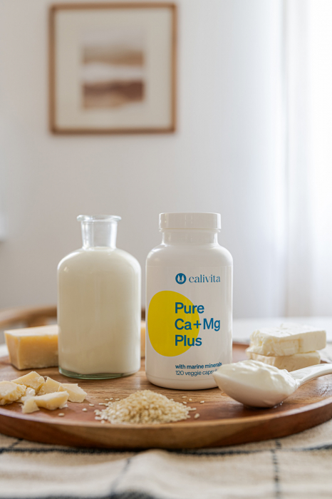 Pure Ca+Mg Plus, CaliVita, 120 capsule, calciu si magneziu [5]