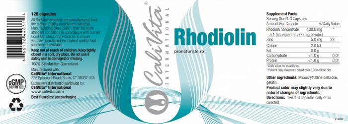 Rhodiolin (120 capsule) rhodiola rosea cu efect antistress [2]