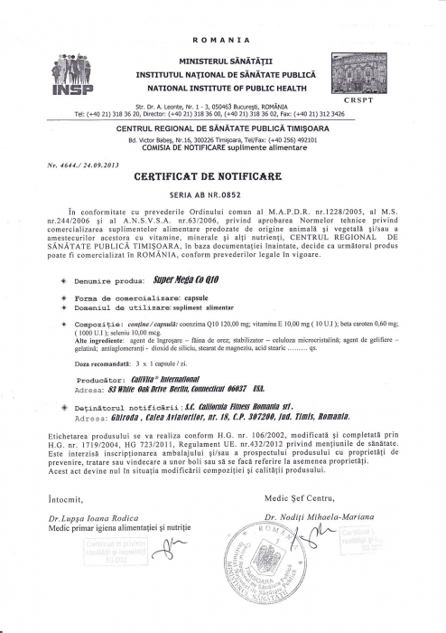 Super Mega CoQ10   SUPER-MEGA DOZĂ DE Q10 [3]